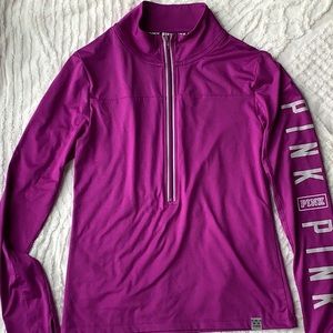 PINK Ultimate 1/2 zip EUC